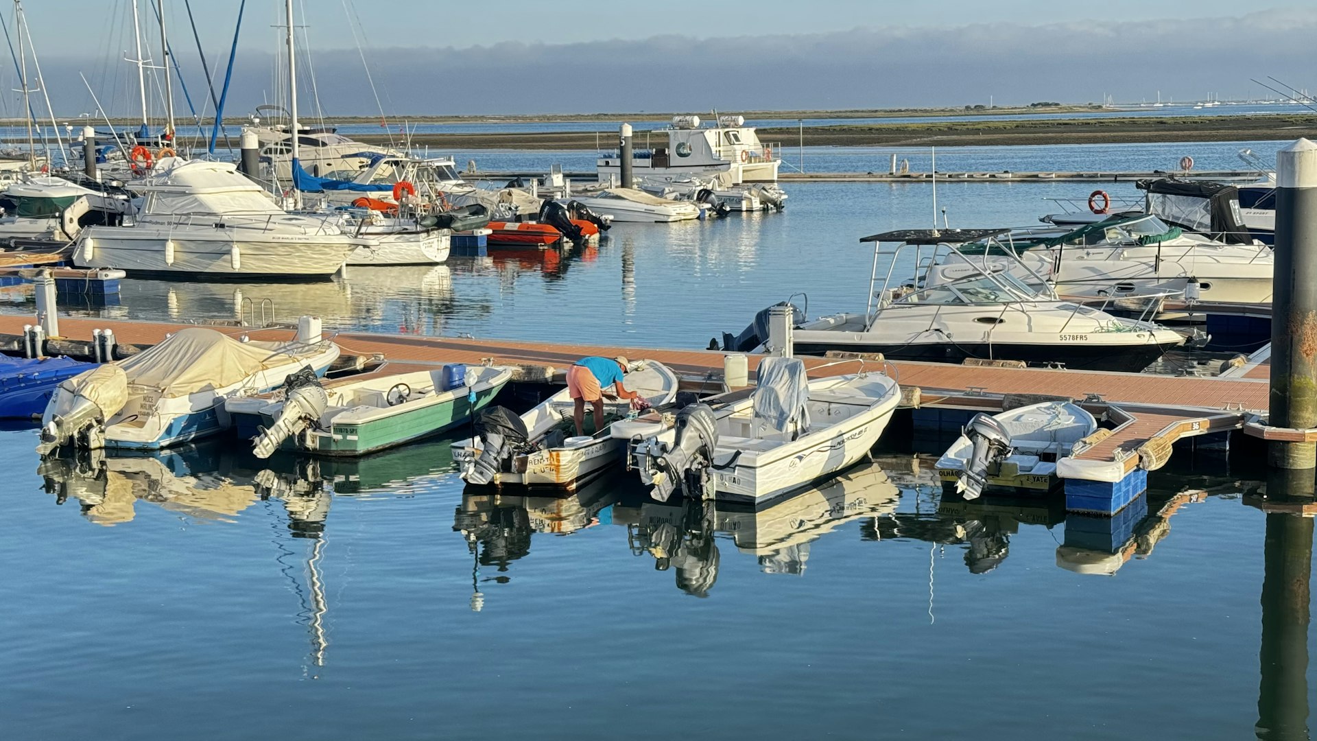 Barcos em Olhão